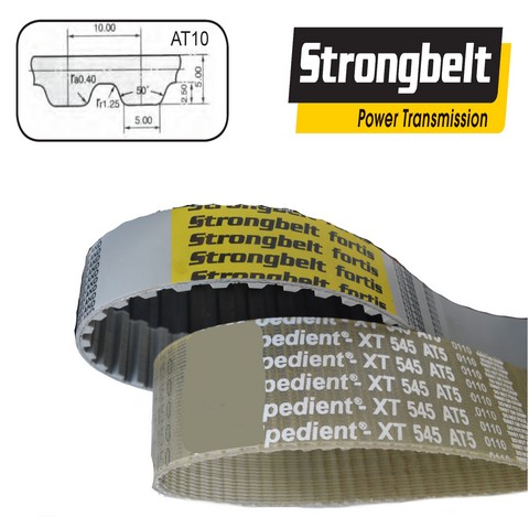 Polyurethane timing clearance belts